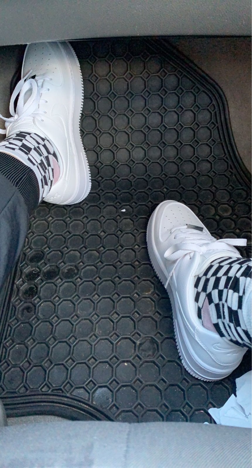 Nike White AF 1 Sage Low