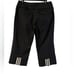 Adidas ClimaCool Stretch Capris flared cut at the stripes in the back Sz 8