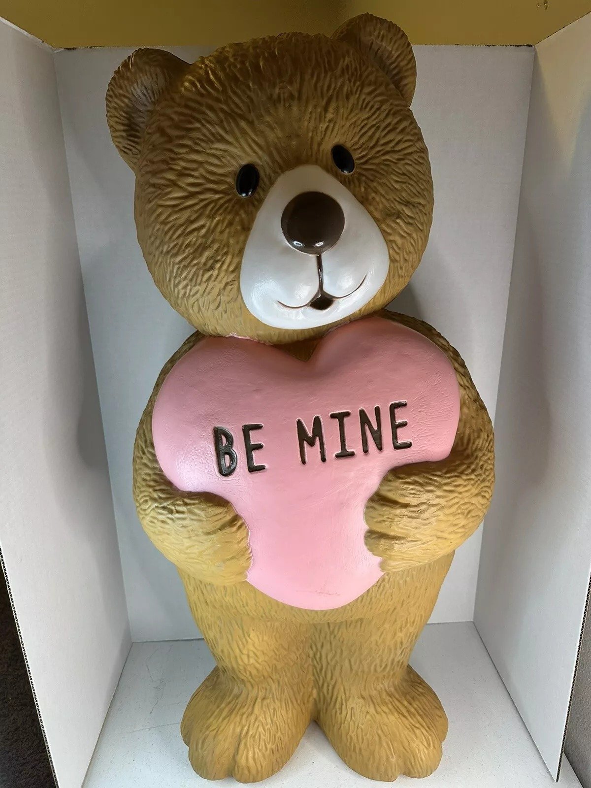 Cracker Barrel Valentine Bear Blow Mold “Be Mine” 2025
