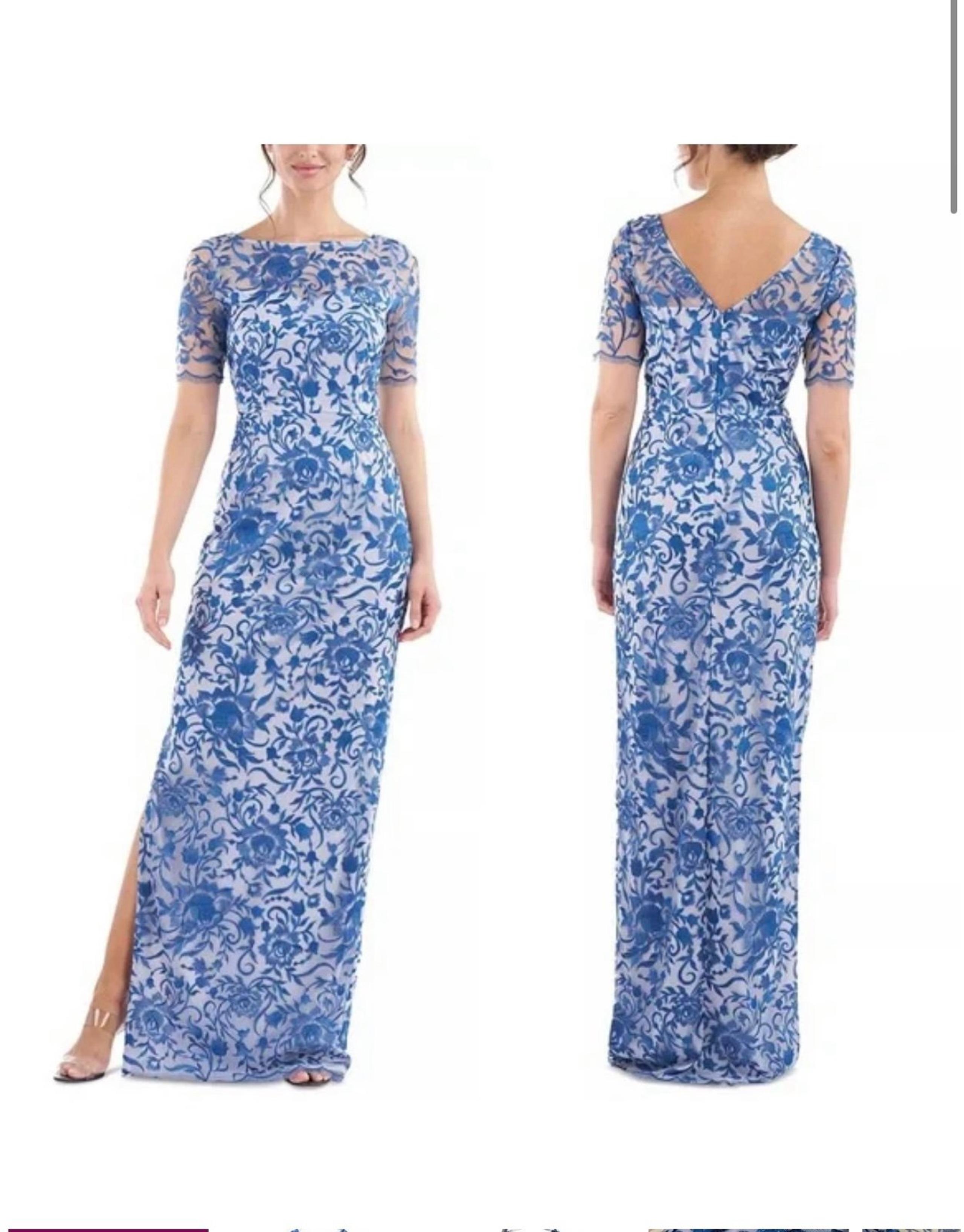 JS Collections Women's Alexis Elbow Sleeve Gown