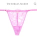New VERY SEXY Panty Underwear Thong V-String Lace Mesh lilac pink purple medium