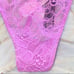 New VERY SEXY Panty Underwear Thong V-String Lace Mesh lilac pink purple medium