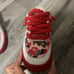 Red CUSTOM Air Force ones