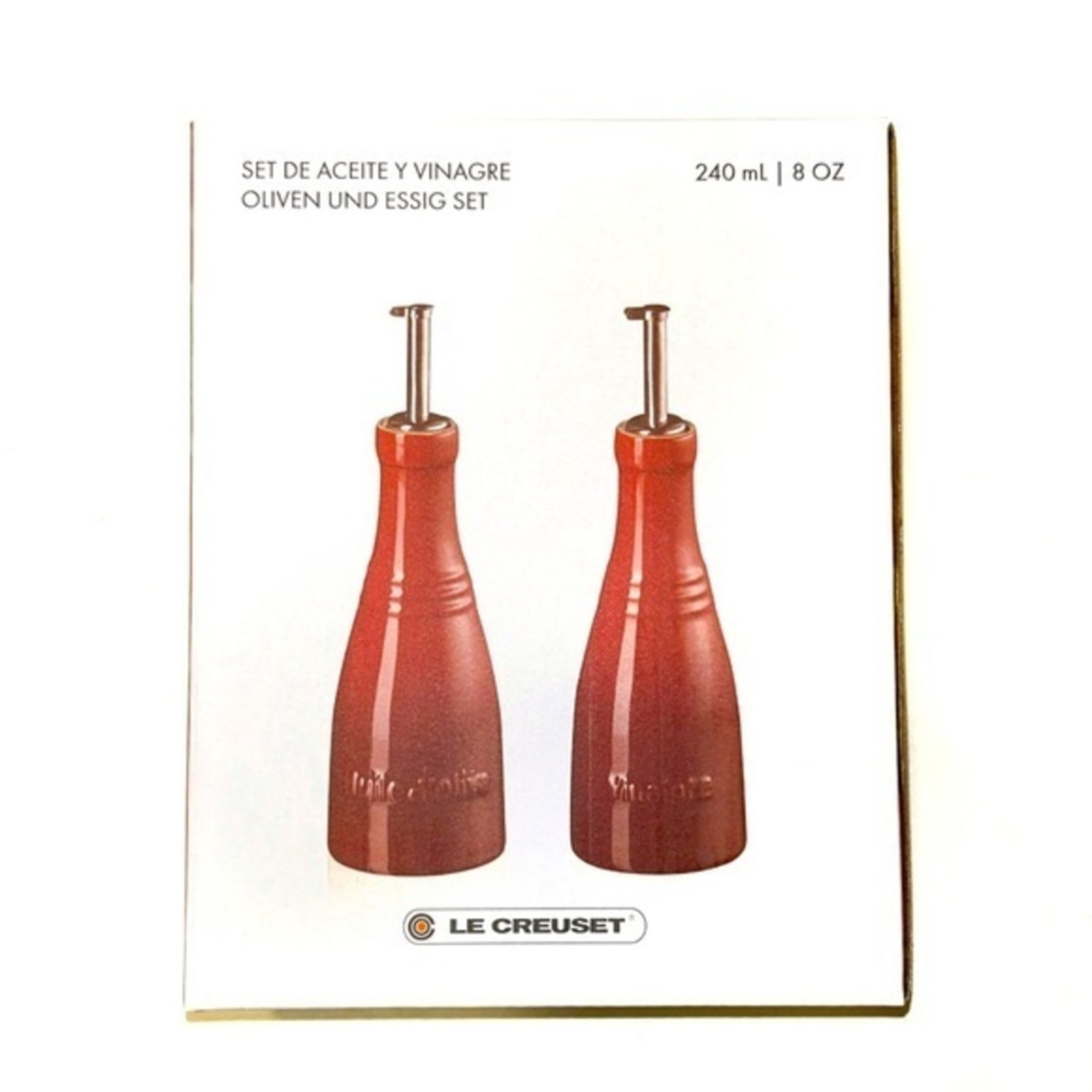 NWT Le Creuset Oil and Vinegar Set 240mL/8 oz
