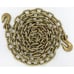 Peerless Chain Utility Yellow Zinc Plated Tow Chain & Hooks, 1/4 x 12' #4861210