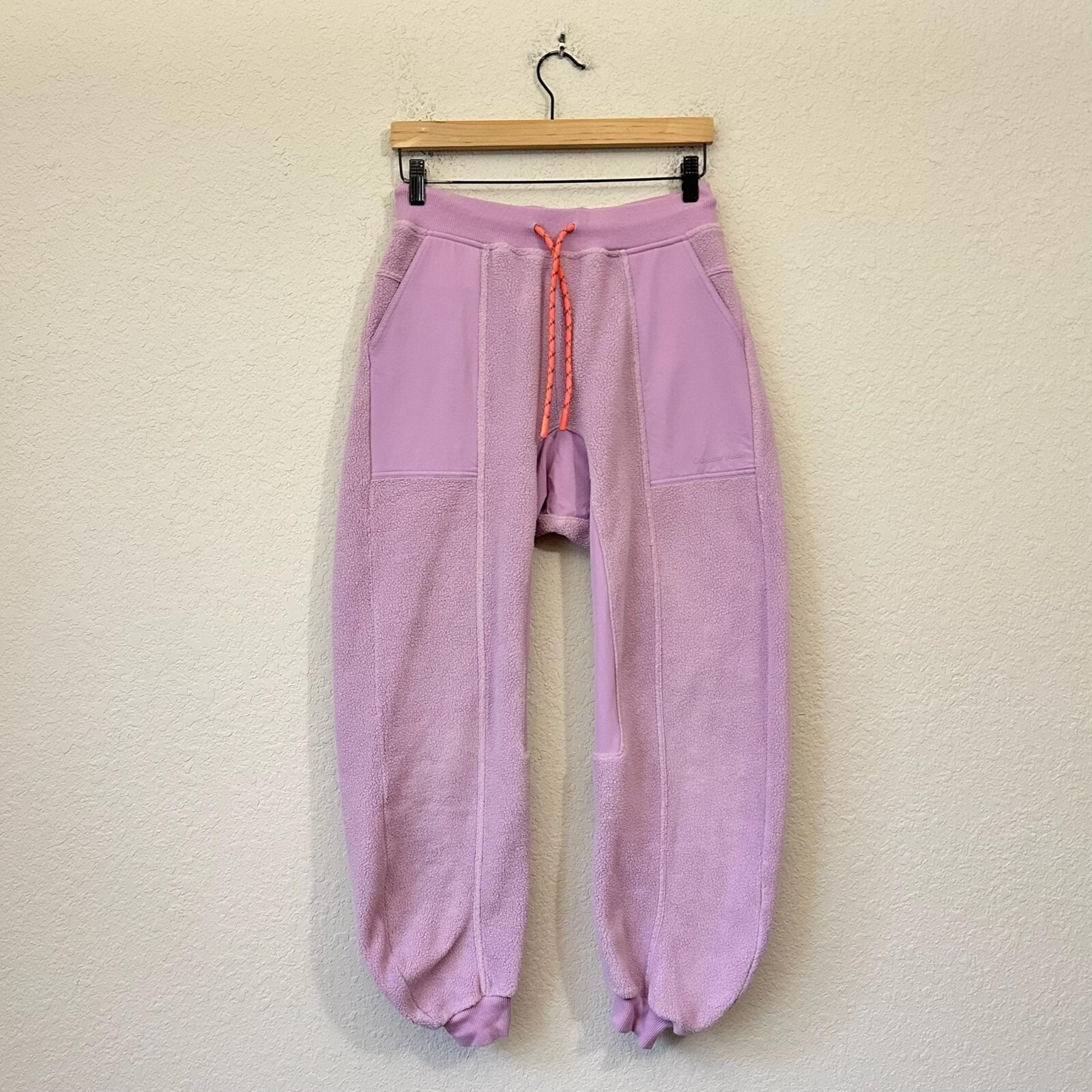 OUTDOOR VOICES Primo Fleece Jogger Lilac High Rise Sweatpants Training