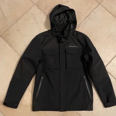 Eddie Bauer, Men's Chopper 2.0 Waterproof Rain / Wind / Ski Jacket, Black, Small