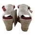 Ilse Jacobsen Wedge Espadrille Sandals Pink Suede 40 New