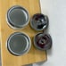 Vintage Pair Set 2 Royal Worcester Evesham Egg Coddlers Plum & Berries 2x3.5”