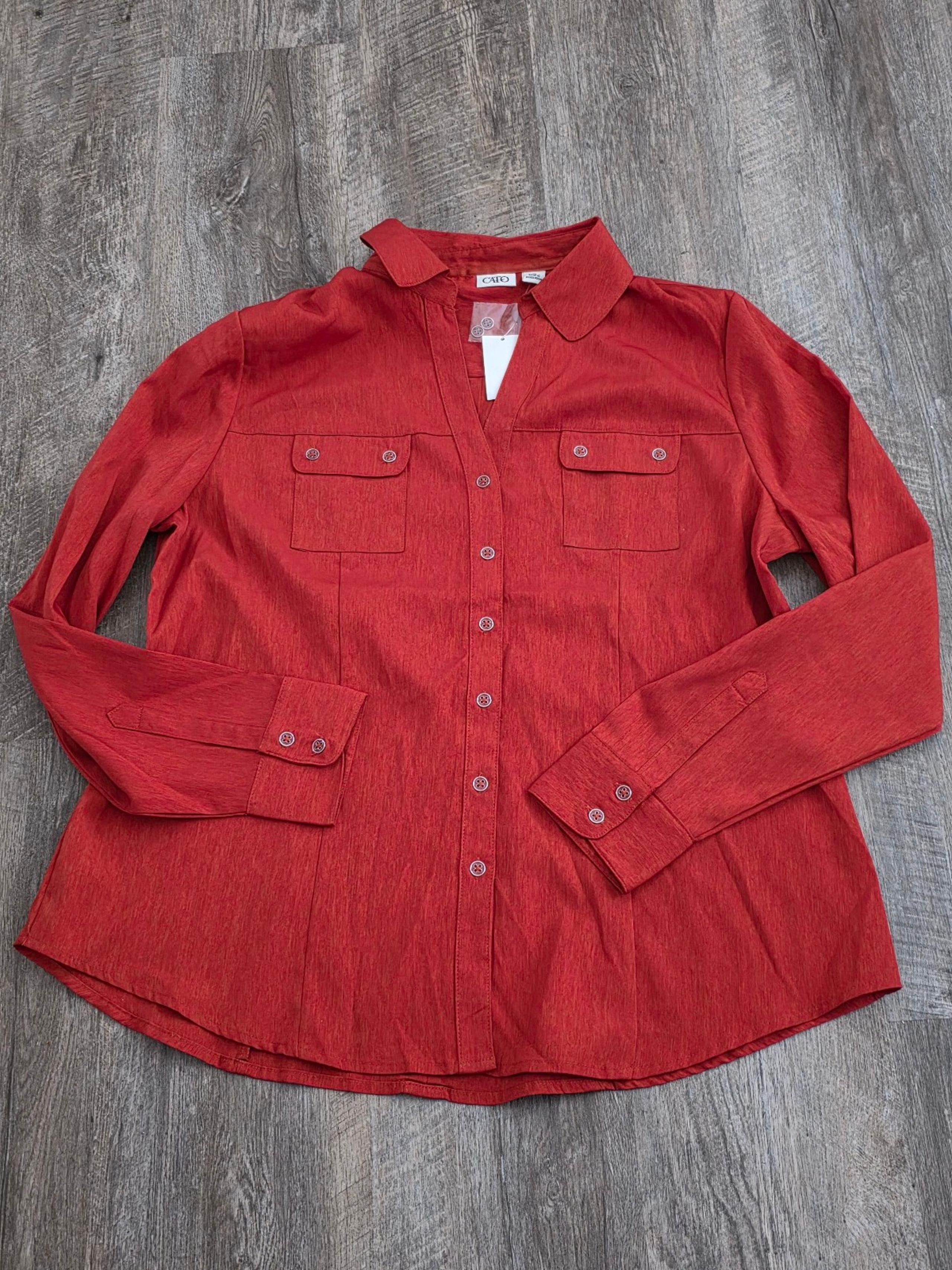 NWT Cato button down ladies shirt