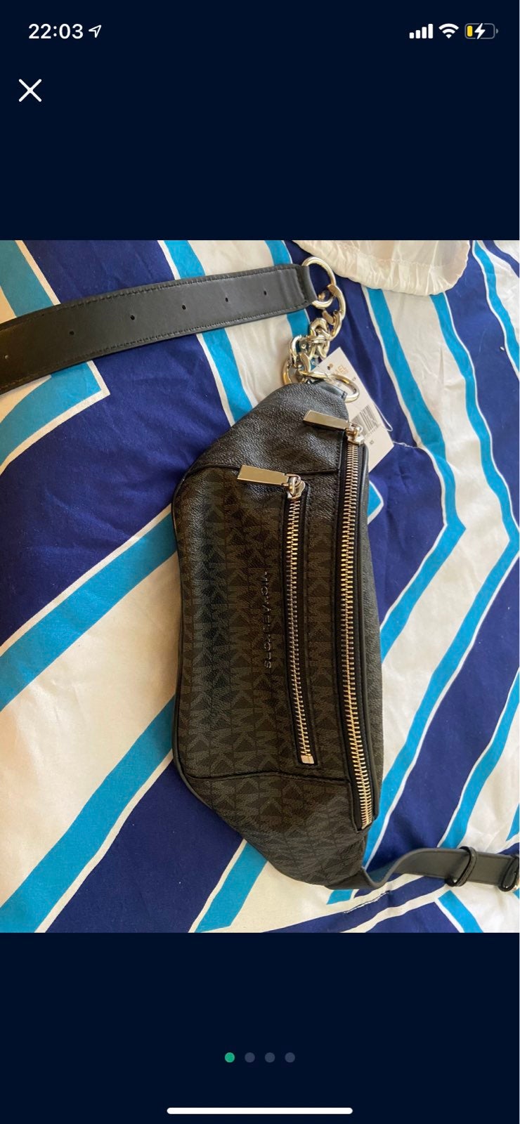 Authentic MK logo fanny pack