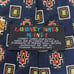 Looney Tunes Mania 1995 Vintage Funky Character & Motif Printed Neck Tie Navy