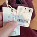 Free People x HATCH SMALL Hit The Slopes Fleece Jacket Deep Maroon