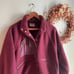 Free People x HATCH SMALL Hit The Slopes Fleece Jacket Deep Maroon