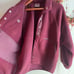 Free People x HATCH SMALL Hit The Slopes Fleece Jacket Deep Maroon