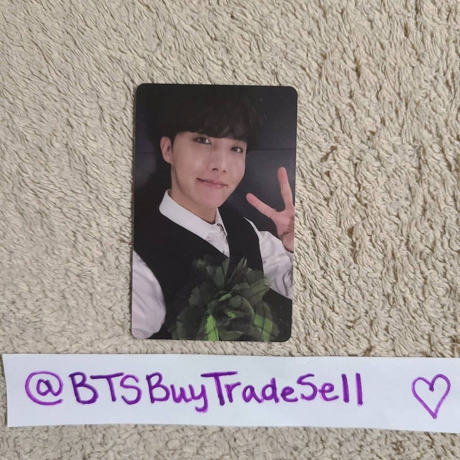 BTS-BE DELUXE EDITION LUCKY DRAW SOUNDWAVE TAEHYUNG PHOTO