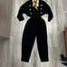 Vintage Joseph Ribkoff black/gold jumpsuit 12