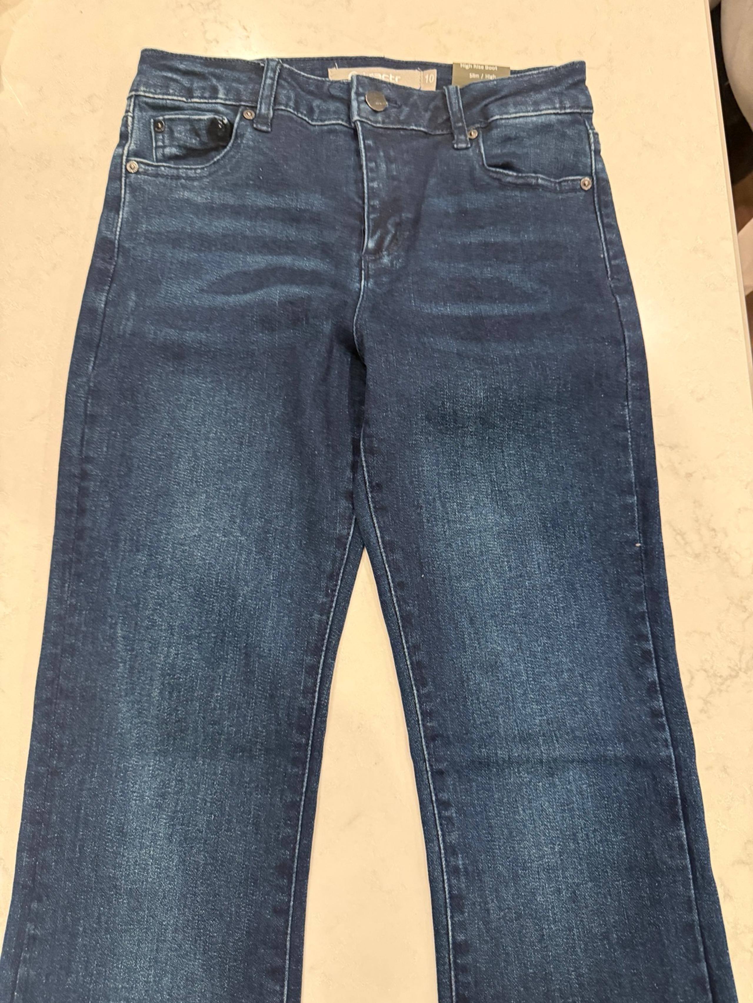 Tractr kids high rise skinny soft jeans