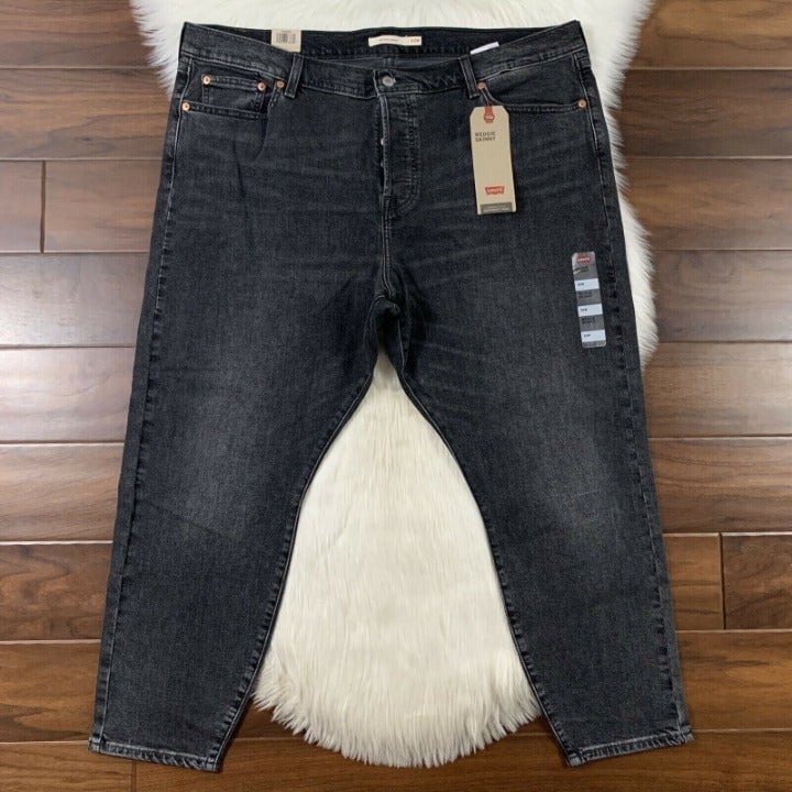 Levi’s Women's Plus Size 22 W Jet Pack Washed Black Wedgie Skinny Denim Jeans