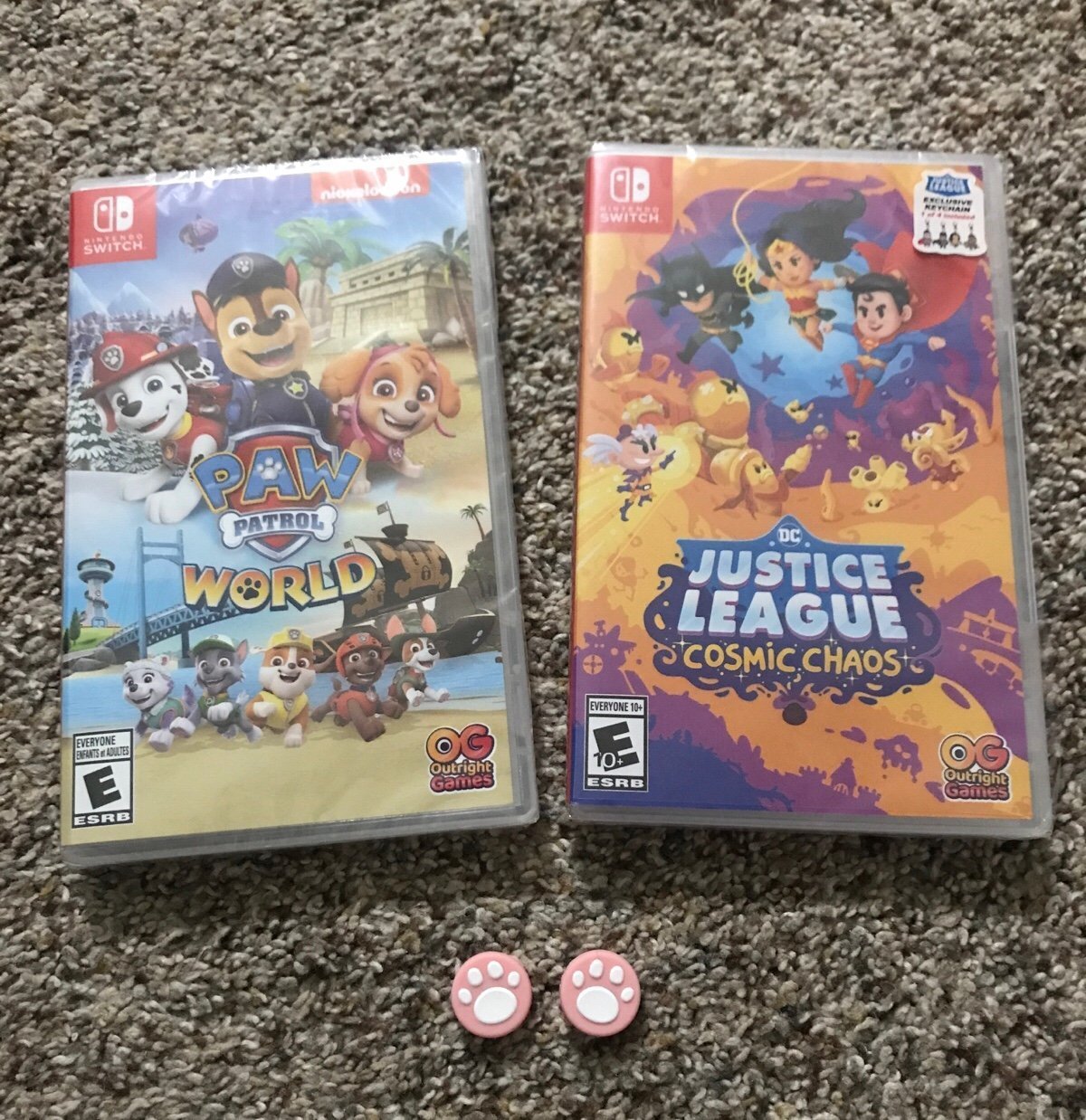 Nintendo Switch Oled DC justic league & PAW patrol world NS kids games gift girl