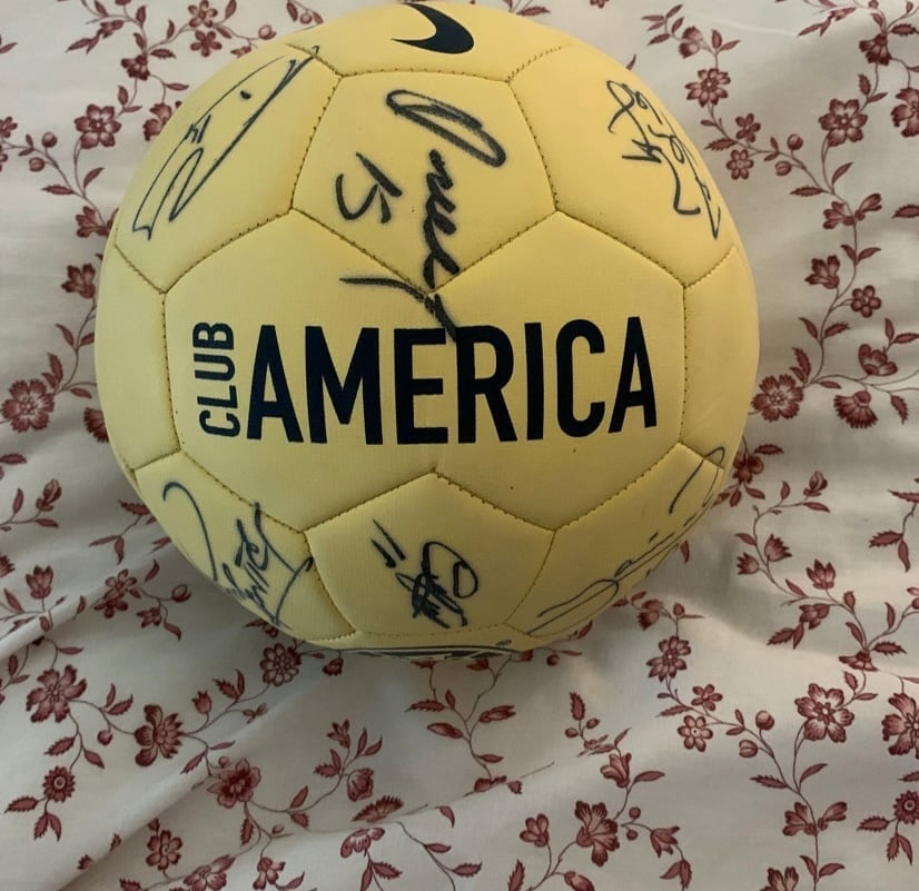 Club America signed ball