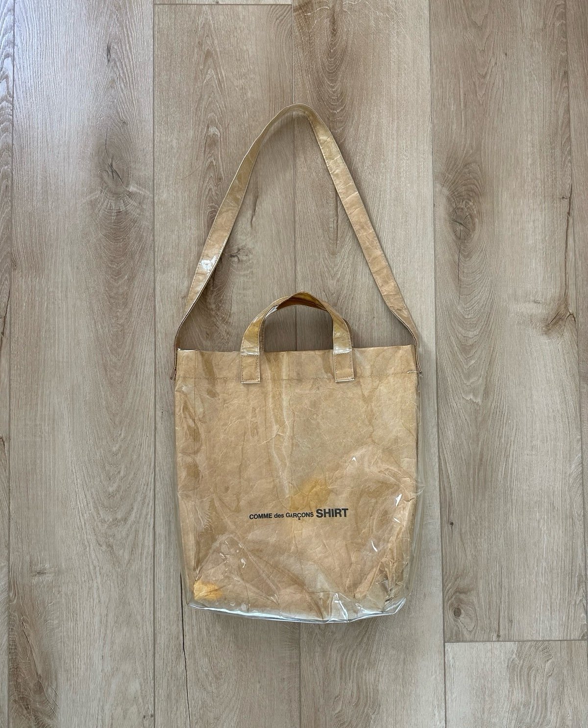 Comme de Garçons PVC Paper Tote Bag