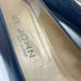 St. John Vintage Lina Pumps Heels Navy Leather Designer Spectator Women's Sz 6.5