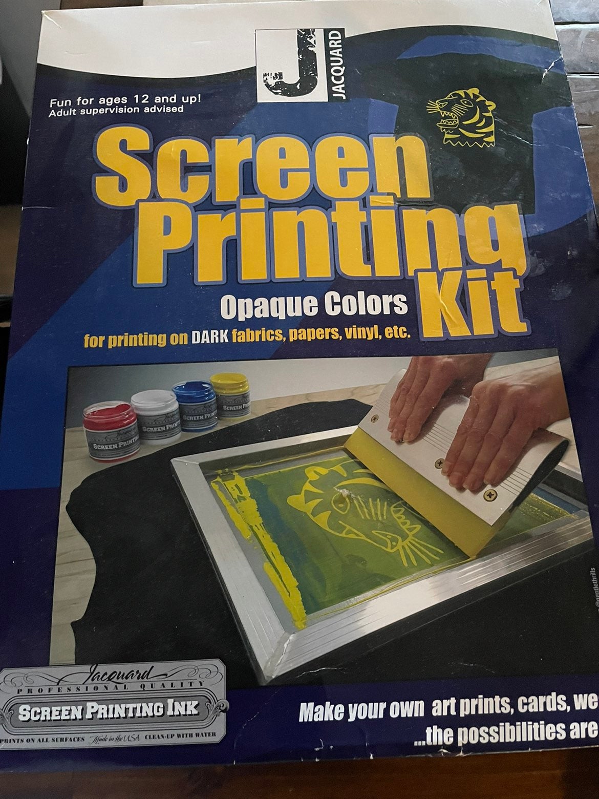 Screen Printing Kit Plus Extra Supplies