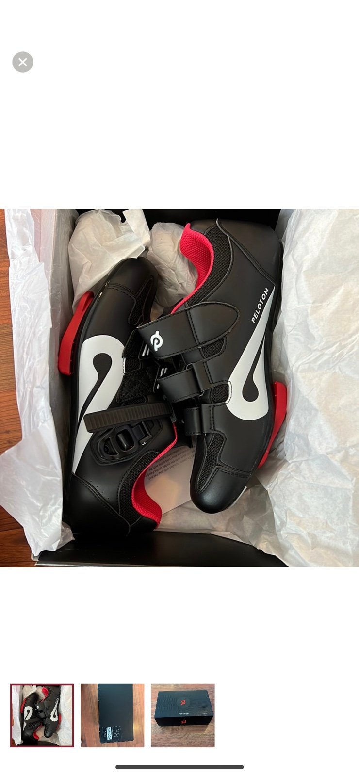 NEW Peloton exercise bike shoes 7 38