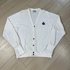 Vintage 80s 90s Izod white cardigan