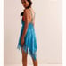 Free People FP Beach Viola Fauxchet Mini Malibu Blue Swimsuit Cover-up Large