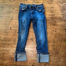 Kut from the Kloth size 4 cuffed luxe cropped jeans