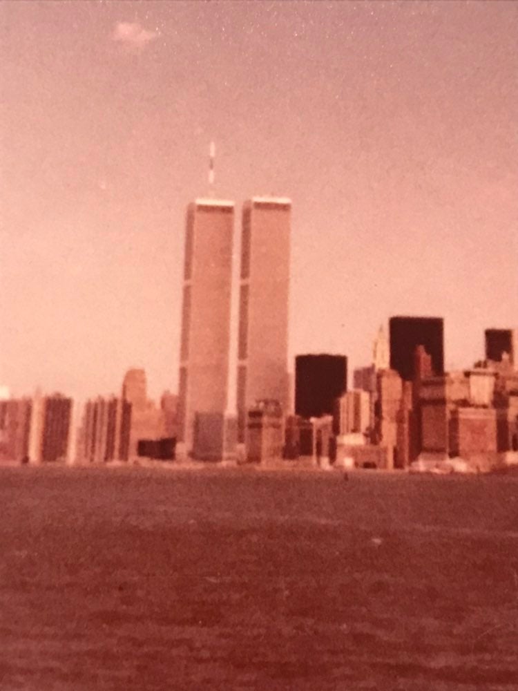 Twin towers picture taken in 1981.