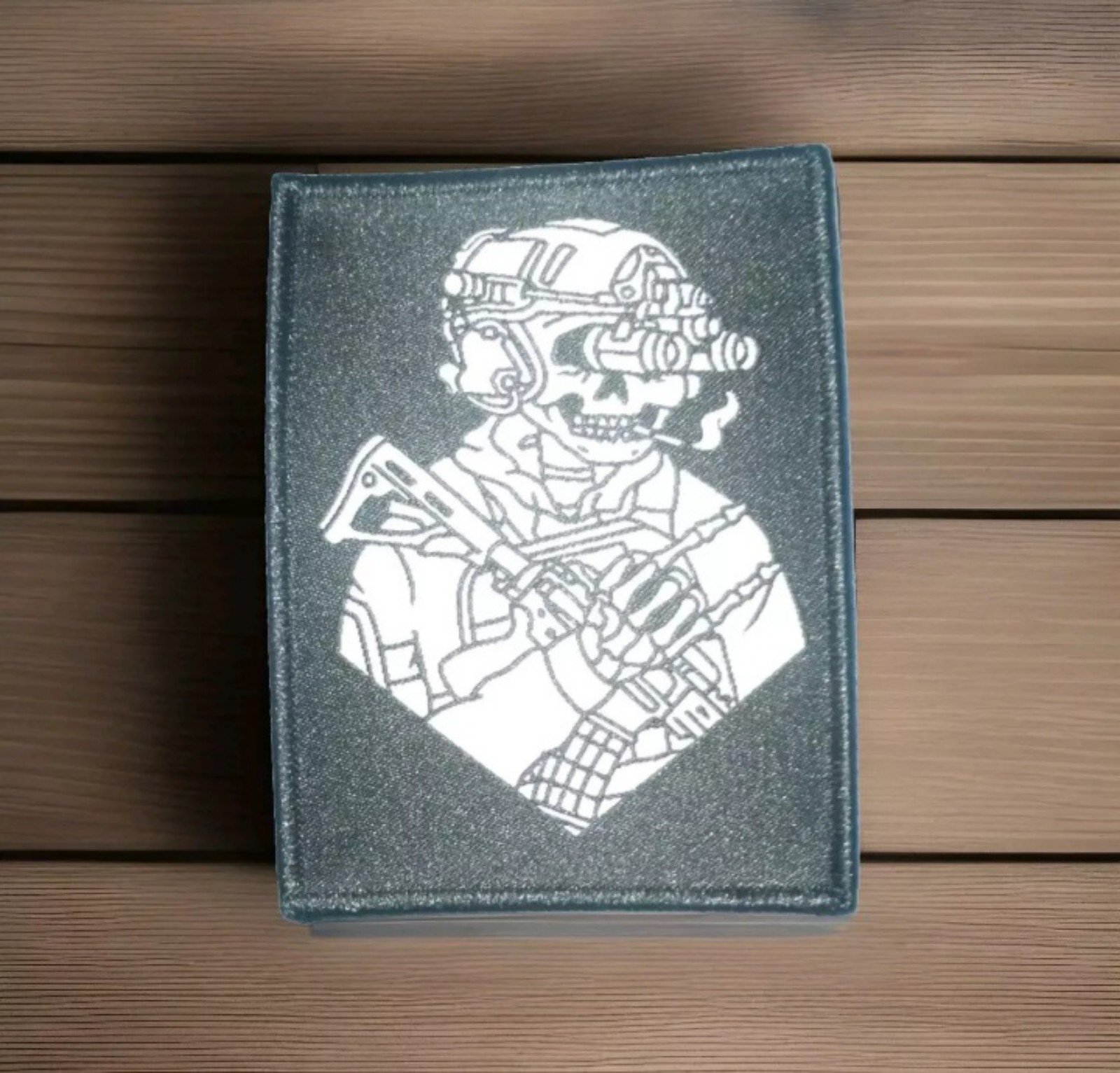 Task Force Doomer | Black and White Dead AR Operator Patch | New