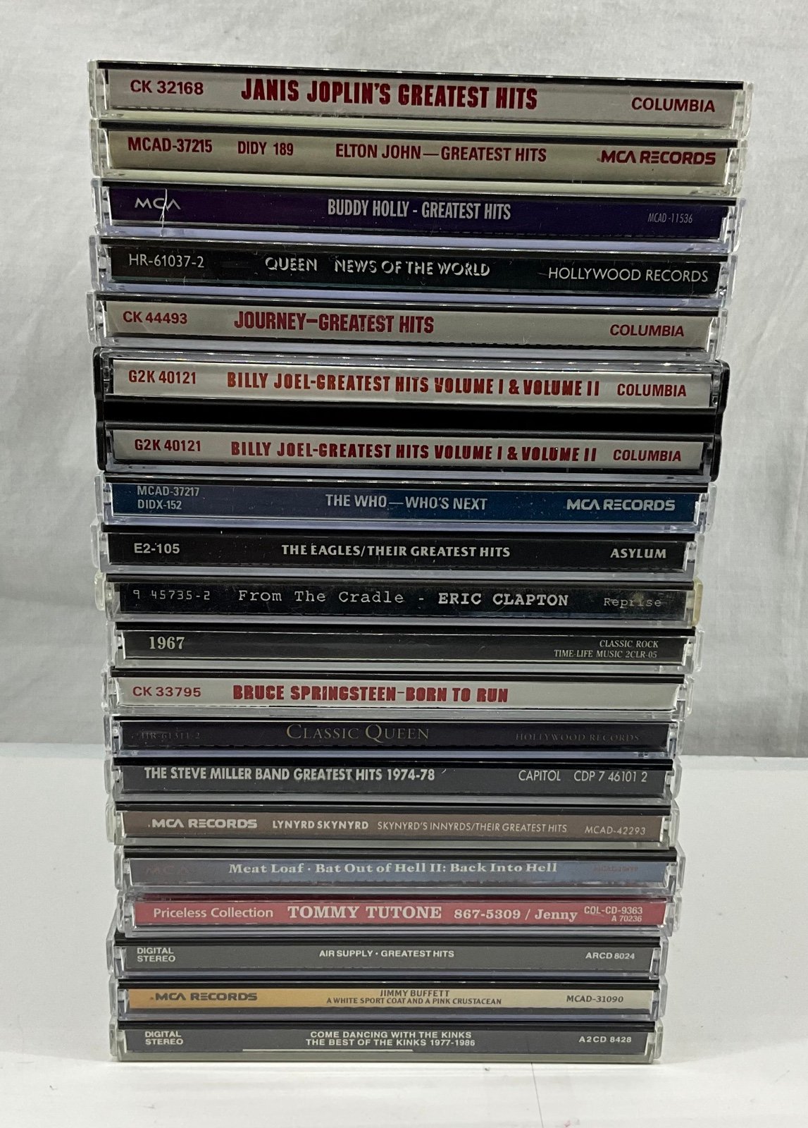 Classic Rock Cd Lot - 19 CDs - Billy Joel, Queen, Steve Miller Band