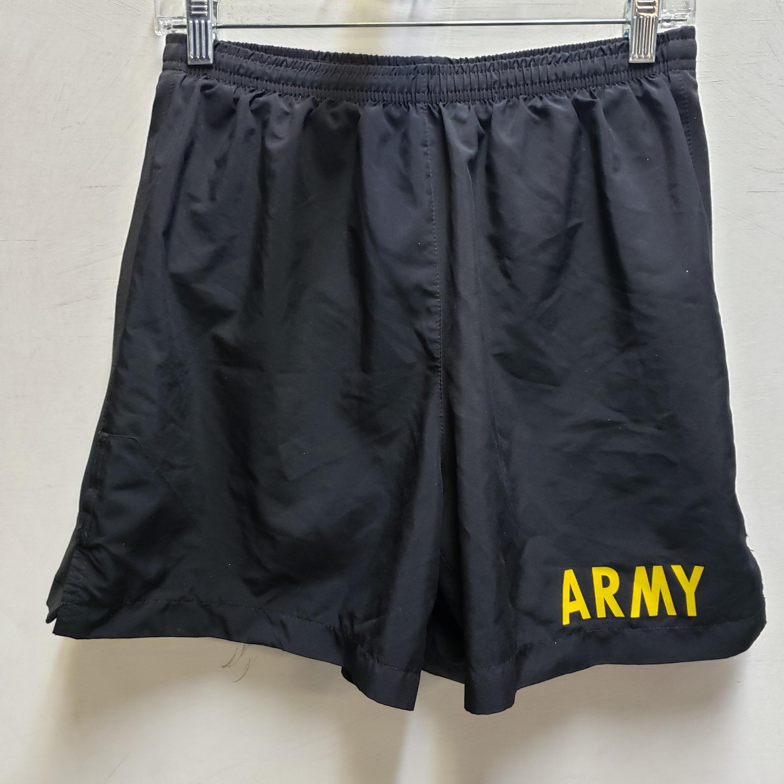 ARMY Physical Fitness Uniform black shorts mens/unisex small Soffe USA brand