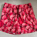 Capelle Miami Pink Flamingos Mid Length Hybrid Short/Swim NWT Size L