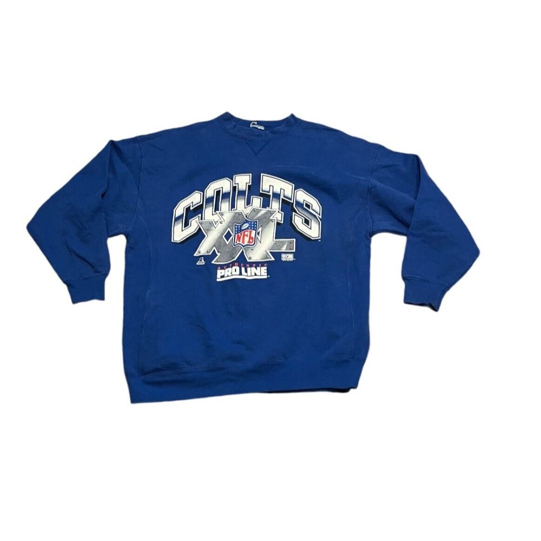 Vintage Indianapolis Colts Sweatshirt Pro Line NFL P 1994 Logo Men's Size XL?