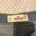 Hollister high rise ripped denim shorts
