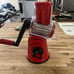 Geedel Rotary Cheese Grater, Kitchen Mandoline Vegetable Slicer with 3 Interchan