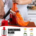 Geedel Rotary Cheese Grater, Kitchen Mandoline Vegetable Slicer with 3 Interchan
