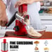 Geedel Rotary Cheese Grater, Kitchen Mandoline Vegetable Slicer with 3 Interchan