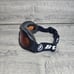 Vintage Bugz Low Profile Black Frame Orange Lens Snowboard Ski Goggles