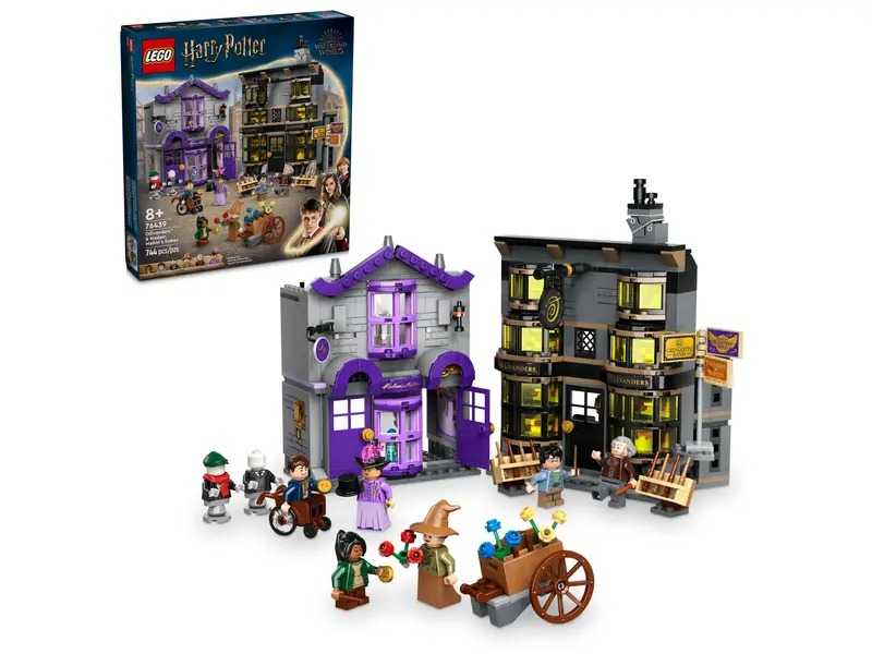 LEGO Ollivanders™ & Madam Malkin's Robes 76439, 744 Pieces
