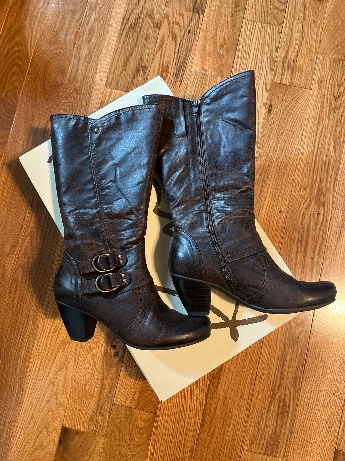 Kim Rogers Gray Boots Mercari
