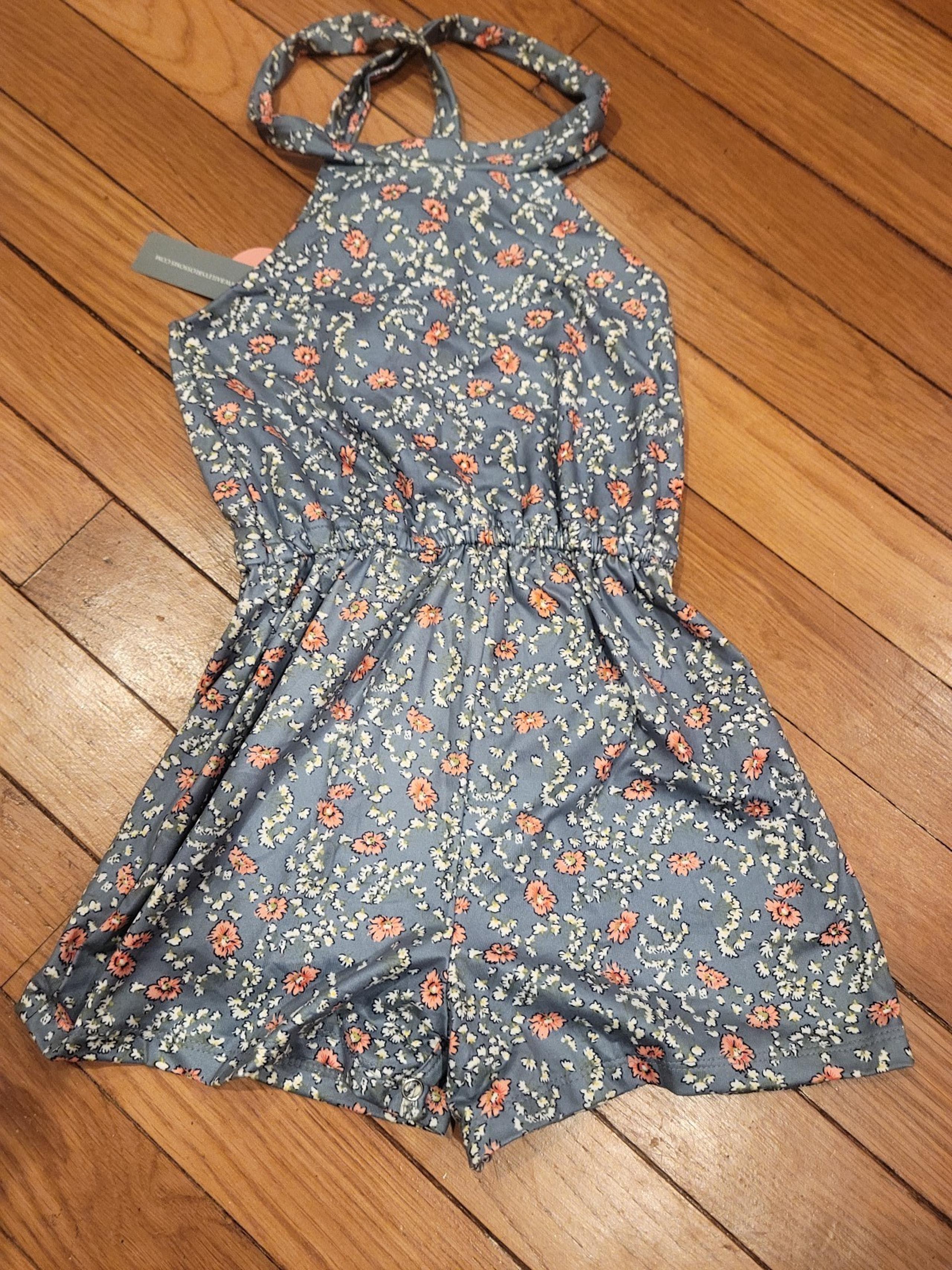 Nwt 4t girl romper baileys blossom