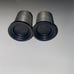 Vintage 1950s Aluminum and Bakelite Salt & Pepper_y