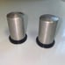 Vintage 1950s Aluminum and Bakelite Salt & Pepper_y