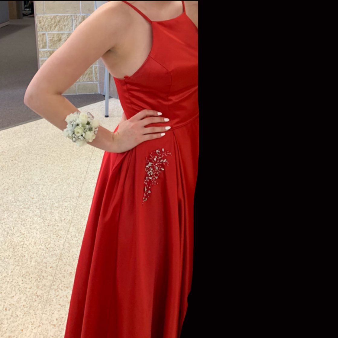 Red prom dress