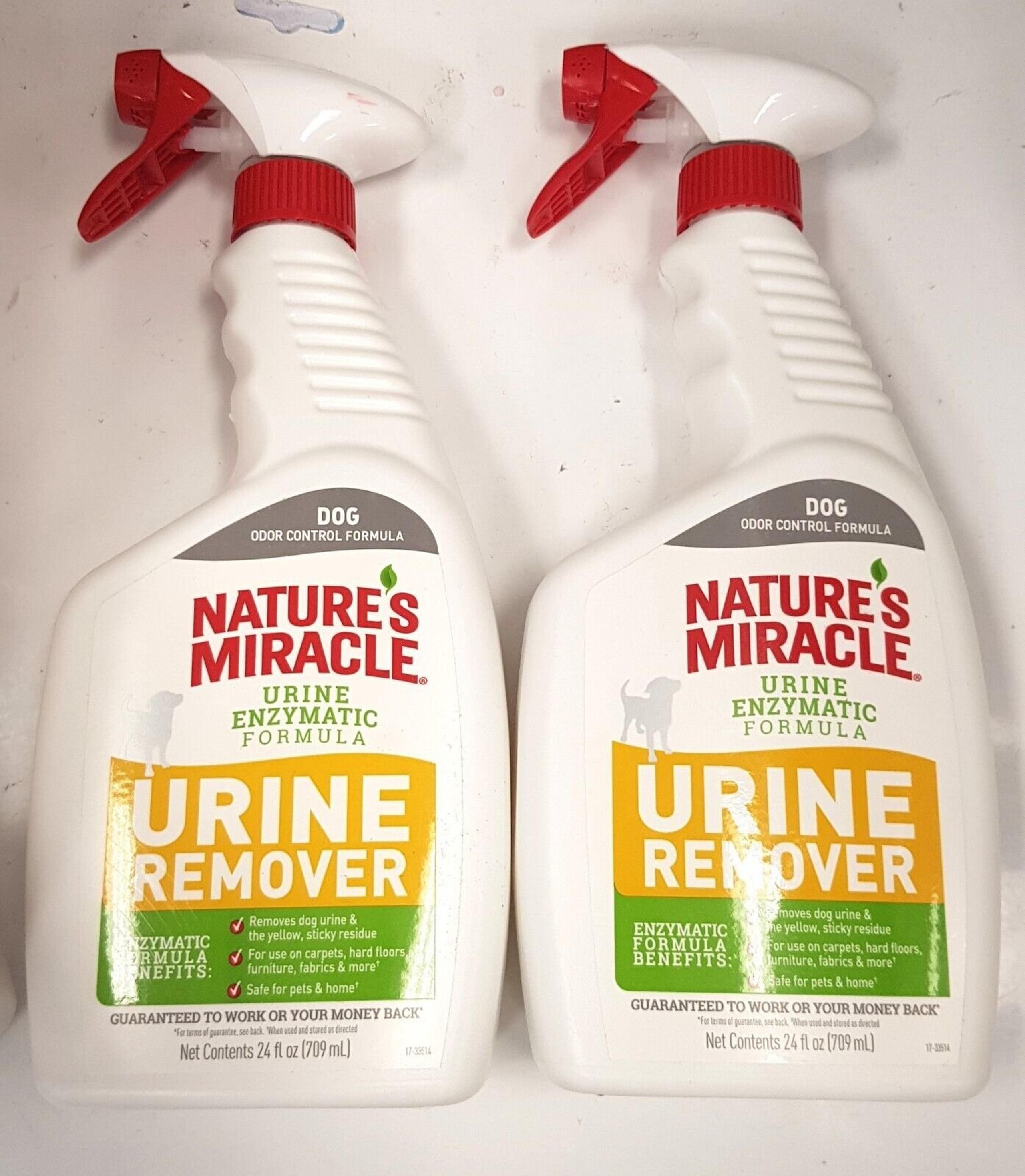 Dog Urine Remover Odor destroyer x2 cleaner carpets floor Nature’s Miracle